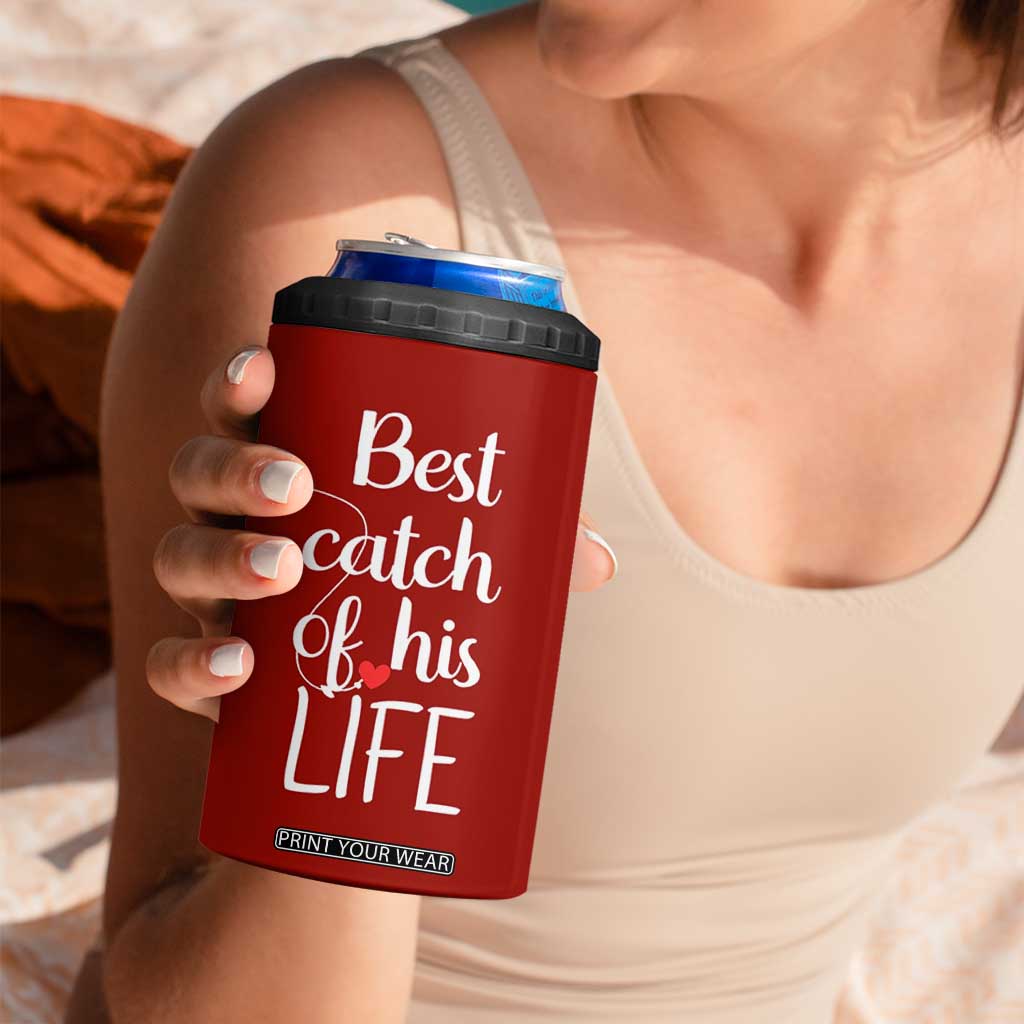 Wedding Anniversary 4 in 1 Can Cooler Tumbler For Her Matching Couple Gift TB10 Print Your Wear