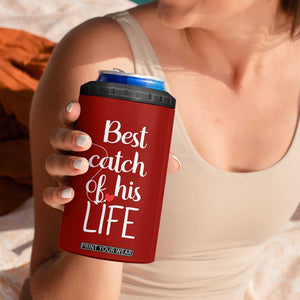 Wedding Anniversary 4 in 1 Can Cooler Tumbler For Her Matching Couple Gift TB10 Print Your Wear
