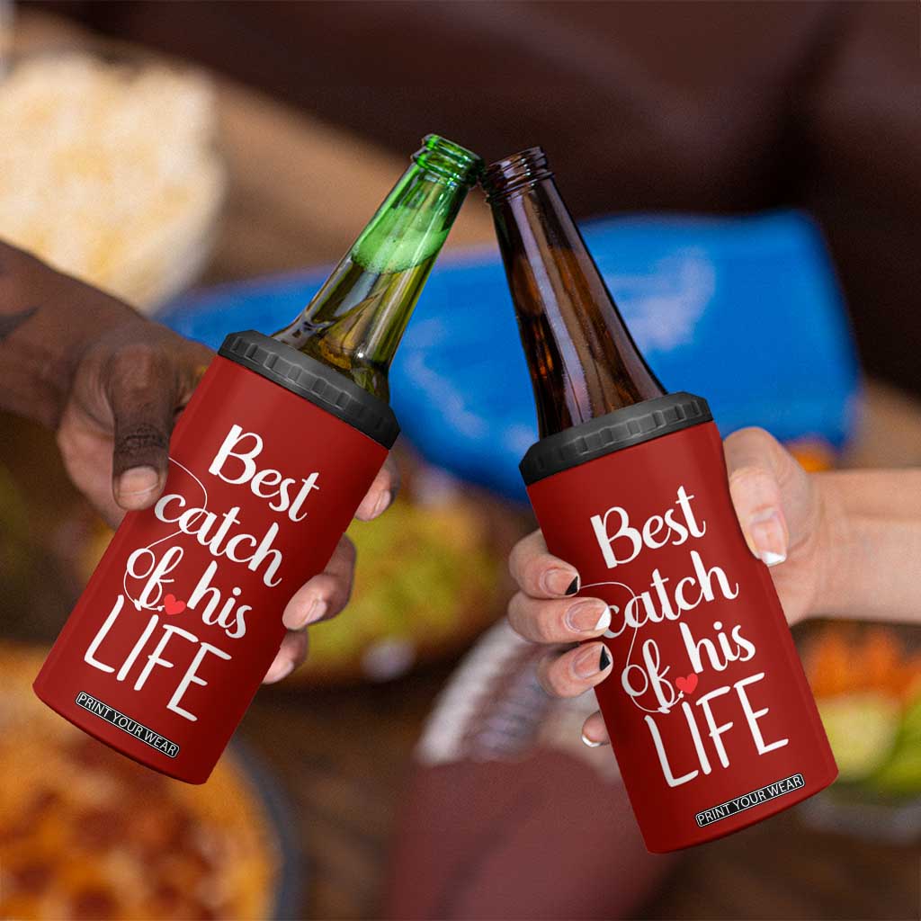 Wedding Anniversary 4 in 1 Can Cooler Tumbler For Her Matching Couple Gift TB10 Print Your Wear