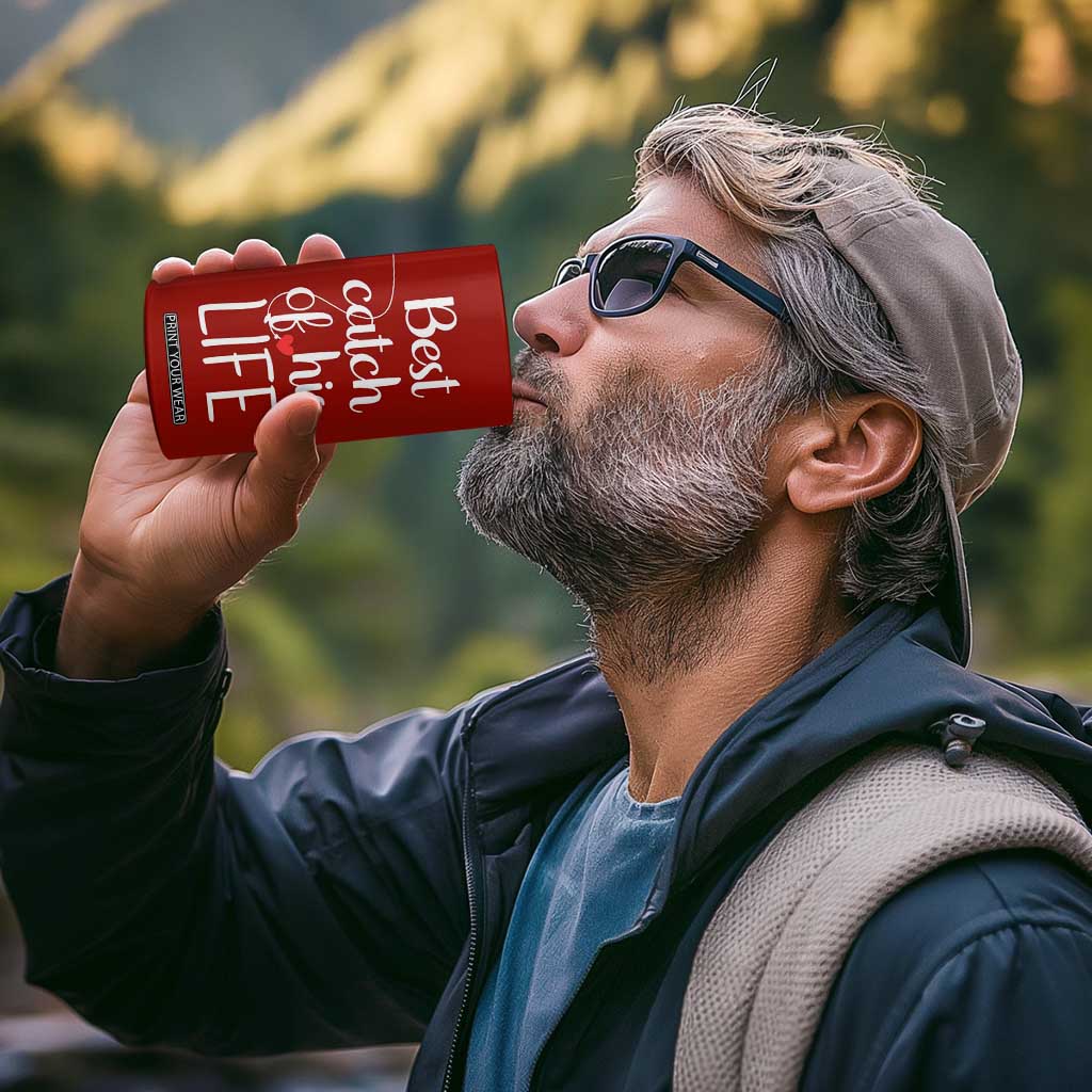 Wedding Anniversary 4 in 1 Can Cooler Tumbler For Her Matching Couple Gift TB10 Print Your Wear