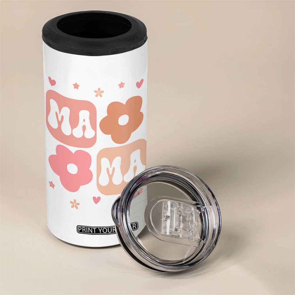 Mama 4 in 1 Can Cooler Tumbler First Mothers Day Gifts For New Mom TB10 Print Your Wear