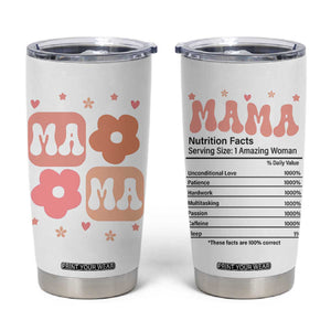Mama Tumbler Cup First Mothers Day Gifts For New Mom TB10 White Print Your Wear