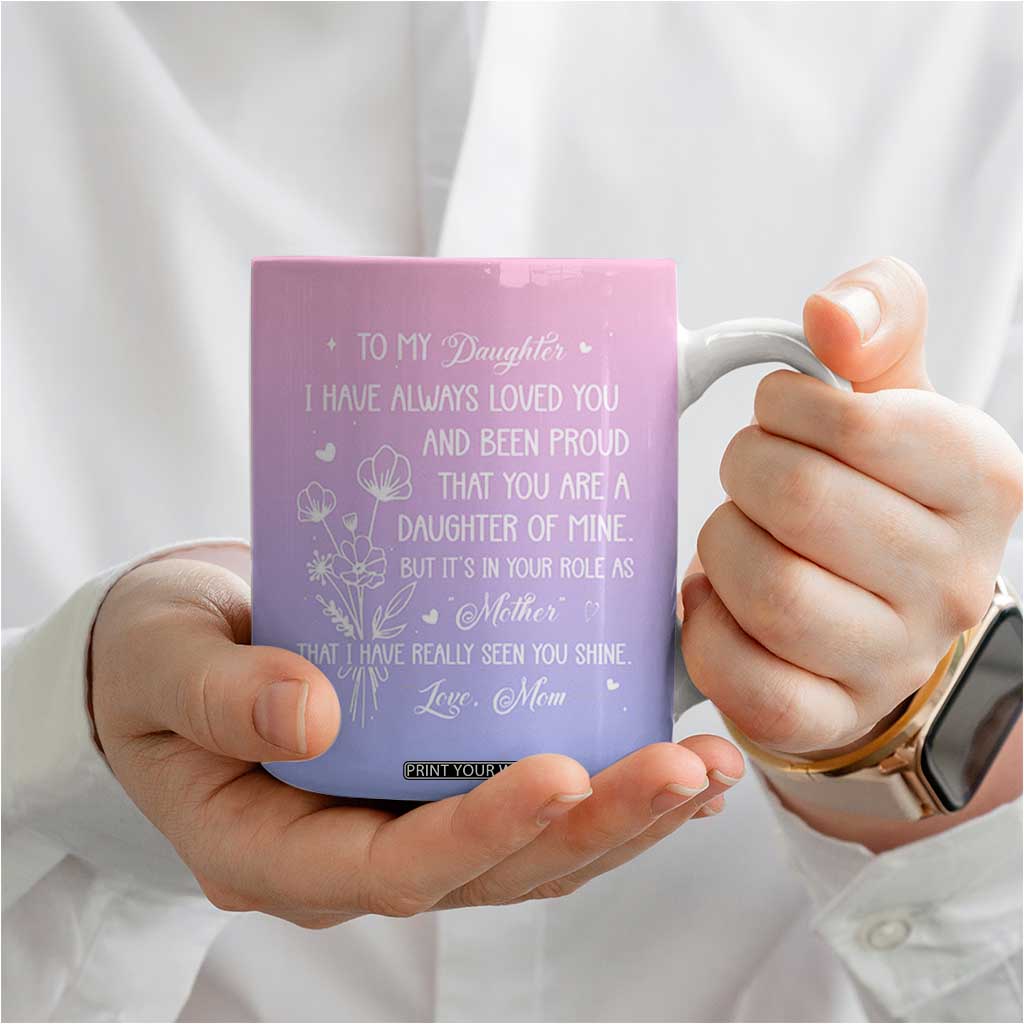 Adult Daughters Gifts From Mom Coffee Mug To My Daughter TB10 Print Your Wear