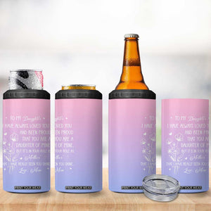 Adult Daughters Gifts From Mom 4 in 1 Can Cooler Tumbler To My Daughter TB10 Print Your Wear