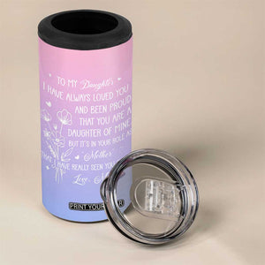 Adult Daughters Gifts From Mom 4 in 1 Can Cooler Tumbler To My Daughter TB10 Print Your Wear