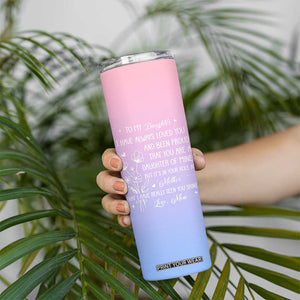 Adult Daughters Gifts From Mom Skinny Tumbler To My Daughter TB10 Print Your Wear
