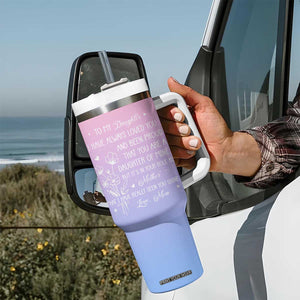 Adult Daughters Gifts From Mom Tumbler With Handle To My Daughter TB10 Print Your Wear