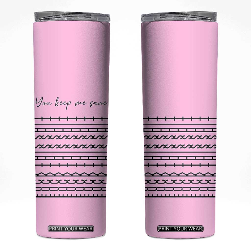 Hidden Message Skinny Tumbler Fuck This Shit Office Prank TB10 Pink Print Your Wear