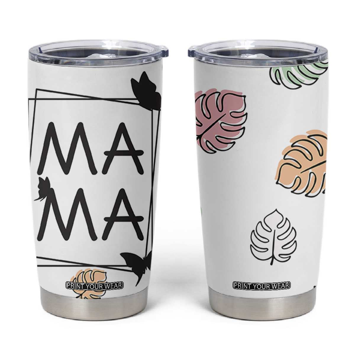 Gift For Mama Tumbler Cup Great Mothers Day Gift TB10 White Print Your Wear