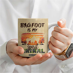 Bigfoot Coffee Mug Sasquatch Lover Campfire Outdoor Camping Nature Gift TB10 Print Your Wear