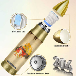 Bigfoot Bullet Tumbler Sasquatch Lover Campfire Outdoor Camping Nature Gift TB10 Print Your Wear