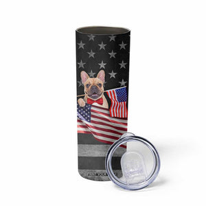 The Dogfather Skinny Tumbler English Bulldog Dog Father Dad Owner Funny Cute Pup Doggo TB10 Print Your Wear