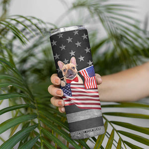 The Dogfather Skinny Tumbler English Bulldog Dog Father Dad Owner Funny Cute Pup Doggo TB10 Print Your Wear