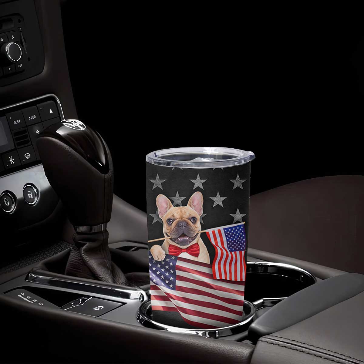 The Dogfather Tumbler Cup English Bulldog Dog Father Dad Owner Funny Cute Pup Doggo TB10 Print Your Wear