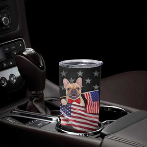 The Dogfather Tumbler Cup English Bulldog Dog Father Dad Owner Funny Cute Pup Doggo TB10 Print Your Wear