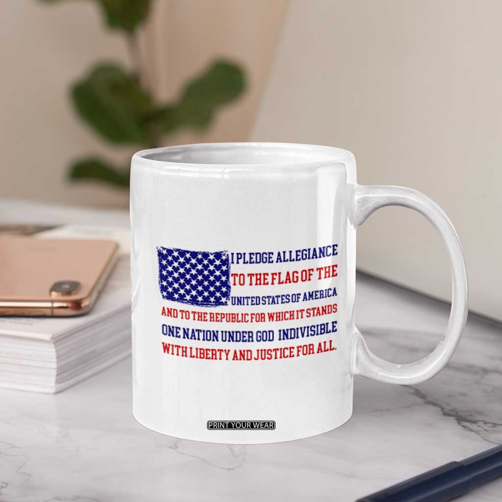 American Gifts Coffee Mug Independence Day 4th Of July USA Flag TB10 Print Your Wear