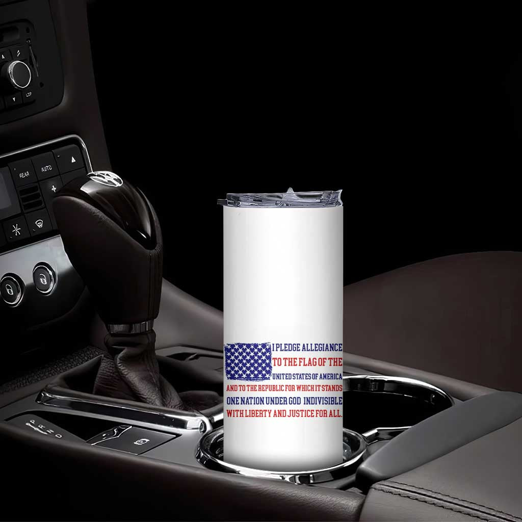 American Gifts Skinny Tumbler Independence Day 4th Of July USA Flag TB10 Print Your Wear