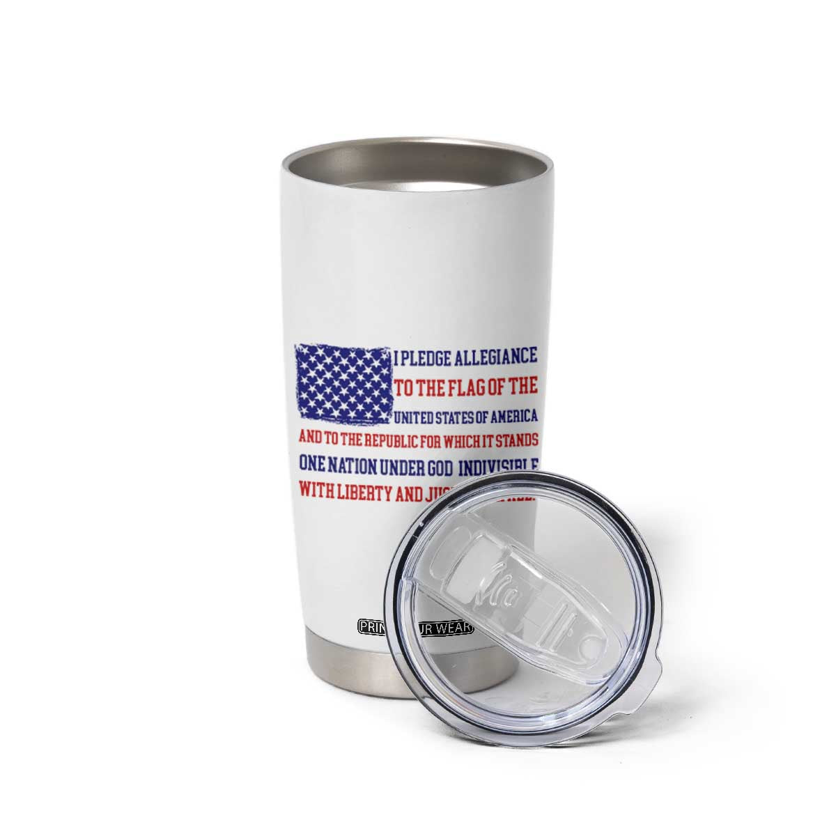 American Gifts Tumbler Cup Independence Day 4th Of July USA Flag TB10 Print Your Wear