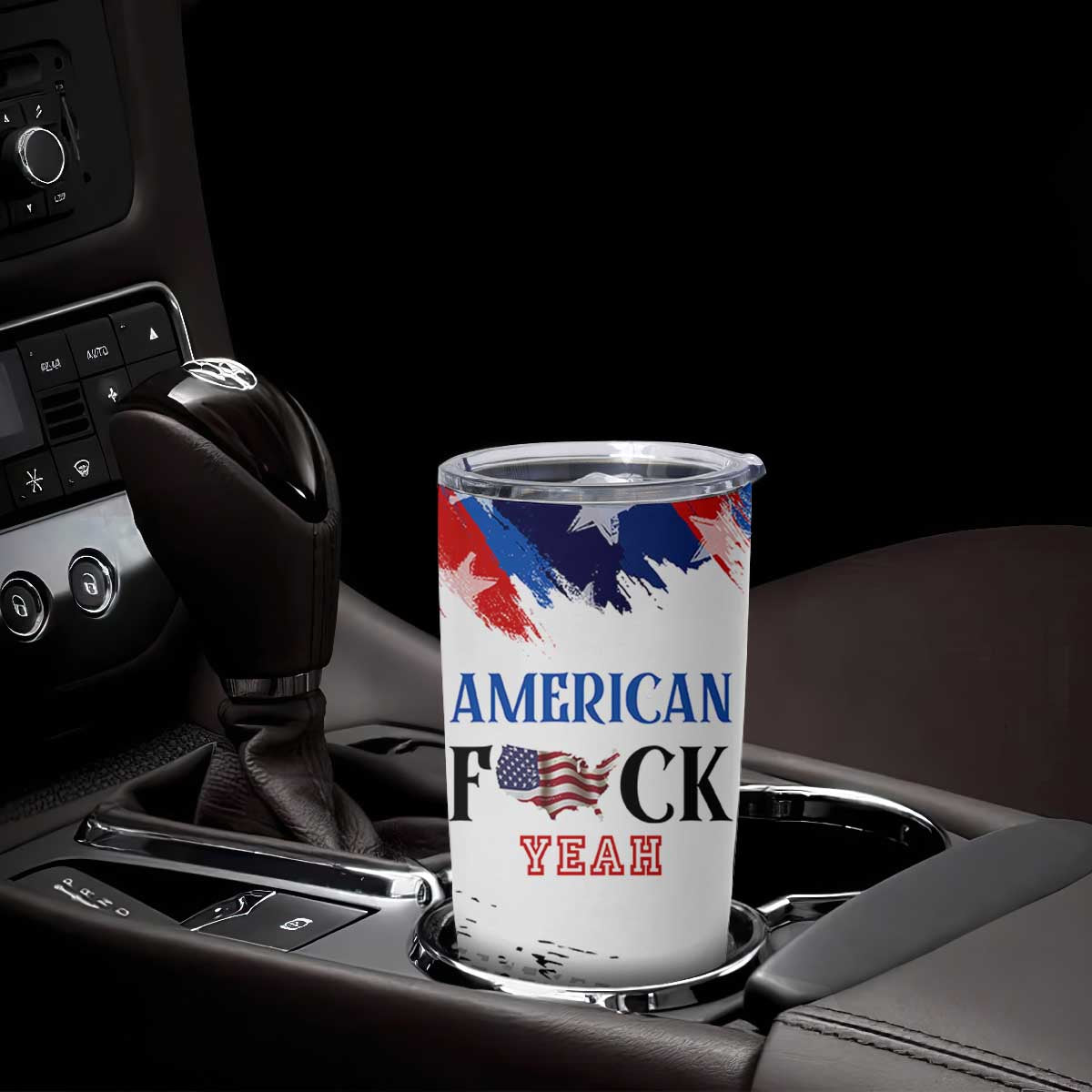 America Fck Yeah Tumbler Cup Funny Patriotic USA Flag American Patriot TB10 Print Your Wear