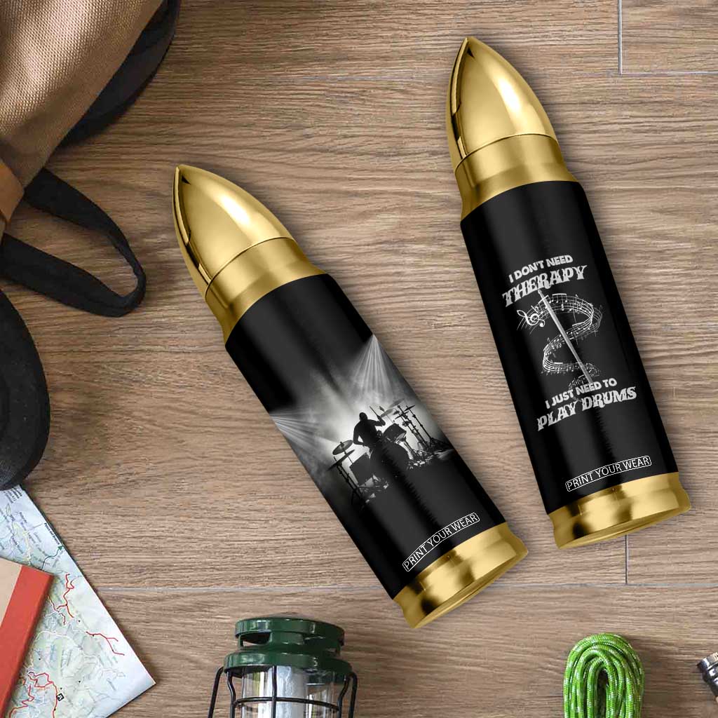 Drummer Bullet Tumbler Drumstick Rock Music Lover Gift For Drummers TB10 Print Your Wear