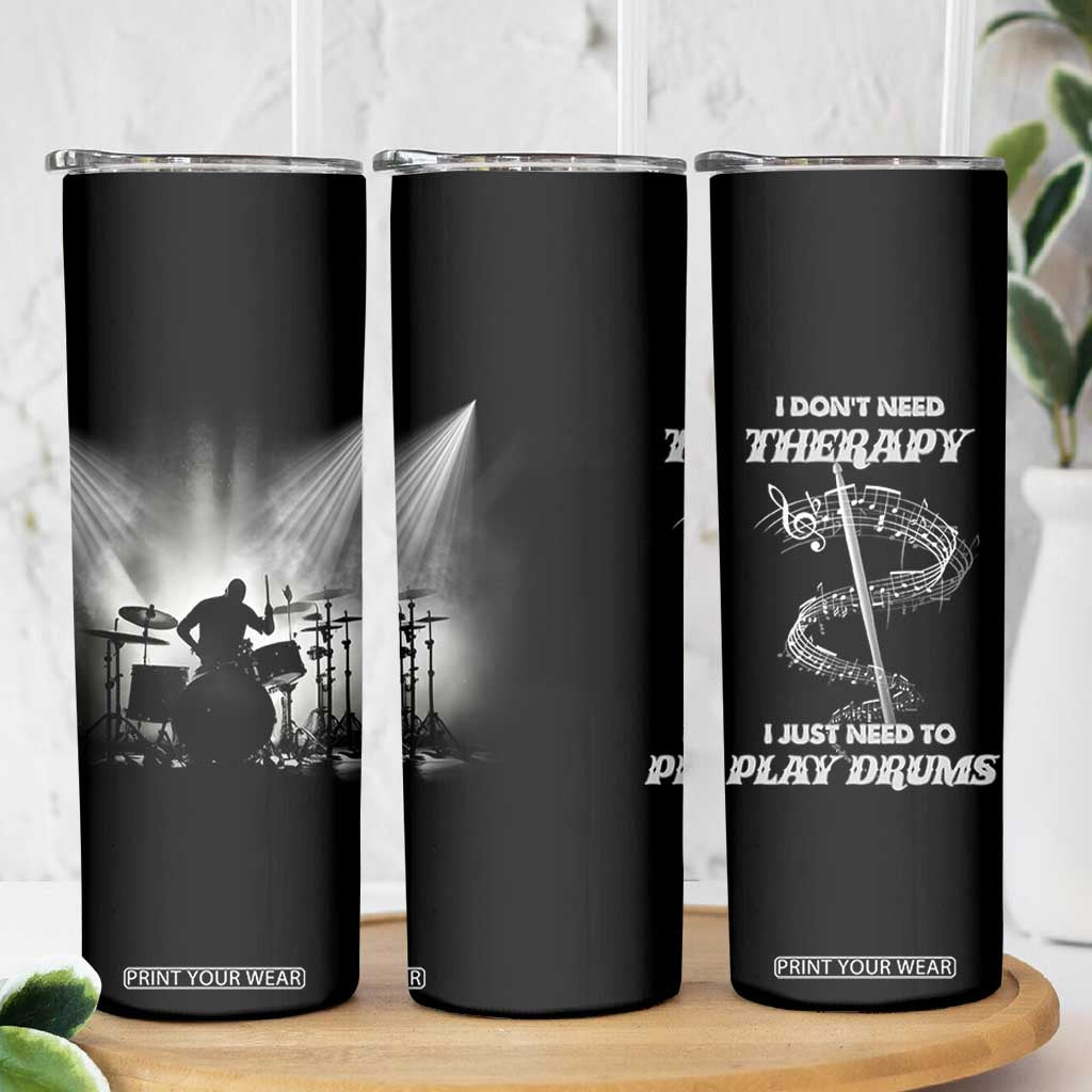 Drummer Skinny Tumbler Drumstick Rock Music Lover Gift For Drummers TB10 Print Your Wear