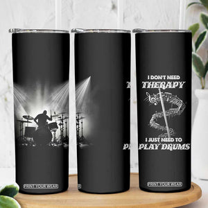 Drummer Skinny Tumbler Drumstick Rock Music Lover Gift For Drummers TB10 Print Your Wear