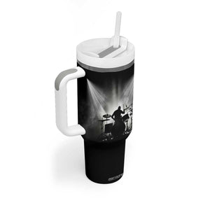 Drummer Tumbler With Handle Drumstick Rock Music Lover Gift For Drummers TB10 Print Your Wear