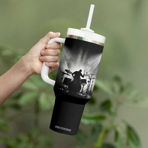 Drummer Tumbler With Handle Drumstick Rock Music Lover Gift For Drummers TB10 Print Your Wear