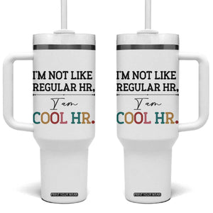 Human Resources Gifts Tumbler With Handle HR Professionals Day Office HR Gifts for Women TB10 One Size: 40 oz White Print Your Wear