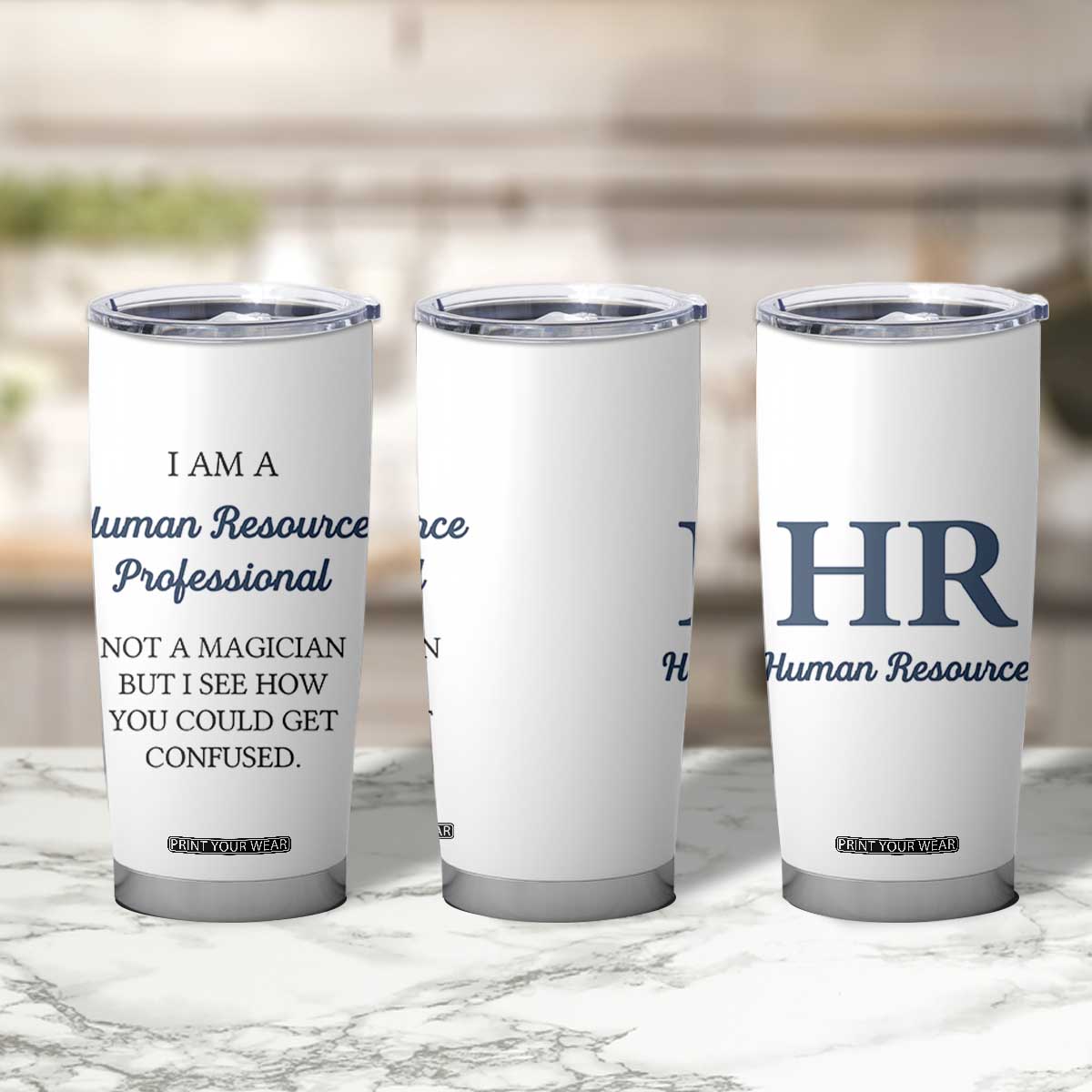 Human Resources Gifts Tumbler Cup HR Professionals Day Office HR Gifts for Women Flower TB10 Print Your Wear