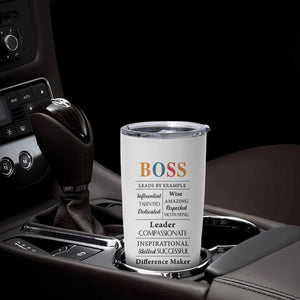 Thank You Gifts For Boss Tumbler Cup Leader Manager Office Coworker Funny Christmas Birthday Gift TB10 Print Your Wear