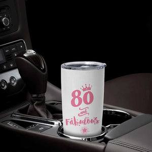 80 And Fabulous Tumbler Cup 80th Birthday Gifts For Women Grandma Aunt 1946 Present TB10 Print Your Wear