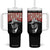 Trump Cowboy Western Tumbler With Handle 2024 Election TB10 One Size: 40 oz Black Print Your Wear