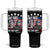 Trump Washington Tumbler With Handle They Hate U.S Cuz They Ain't US American Flag TB10 One Size: 40 oz Black Print Your Wear