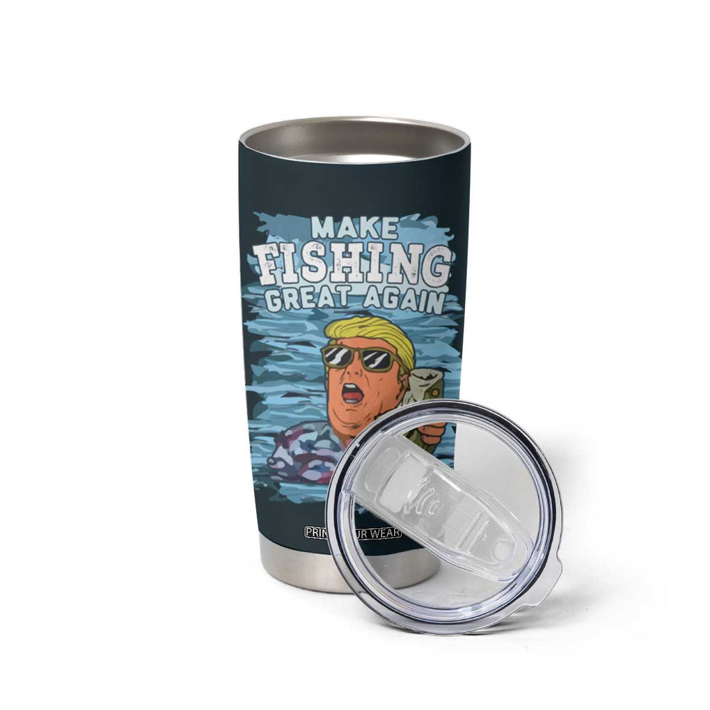 Trump 2024 Fisherman Angler Gift Tumbler Cup Make Fishing Great Again Ryder Cup TB10 Print Your Wear