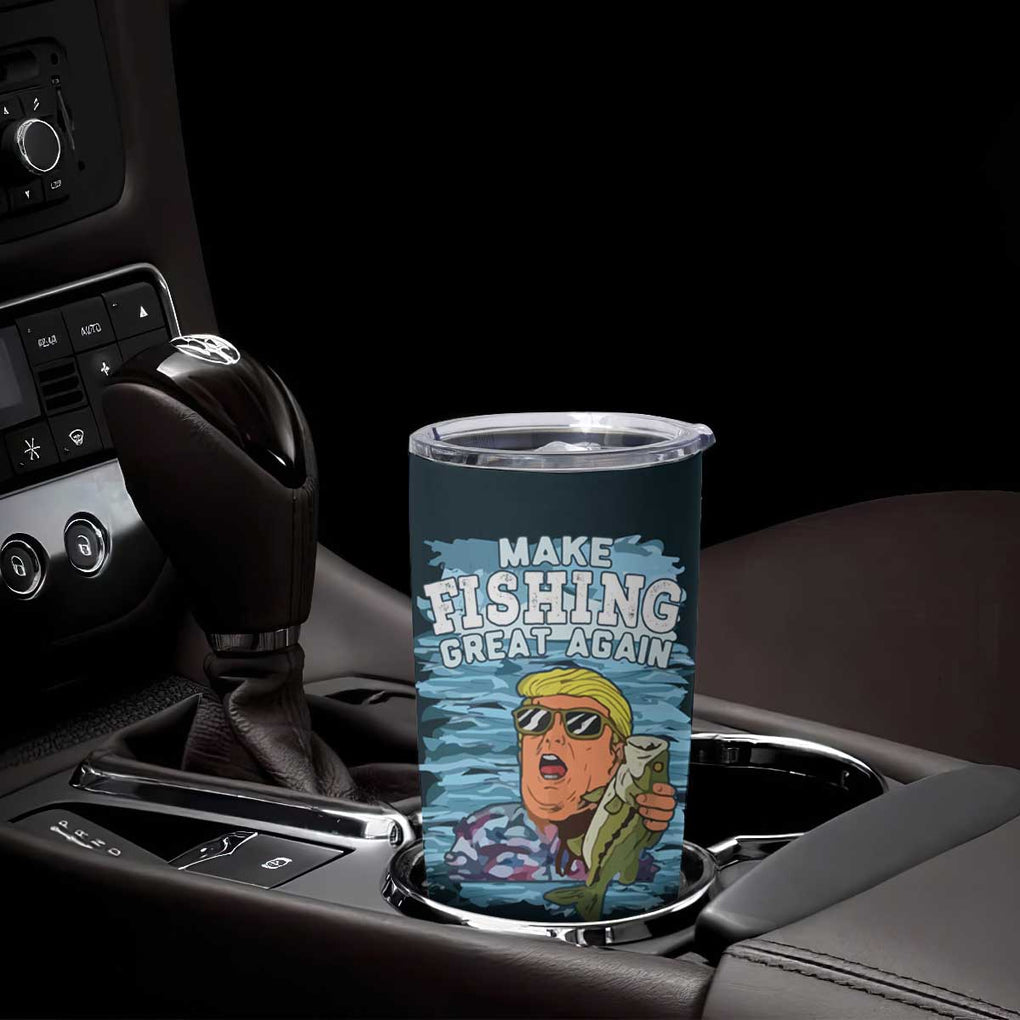 Trump 2024 Fisherman Angler Gift Tumbler Cup Make Fishing Great Again Ryder Cup TB10 Print Your Wear