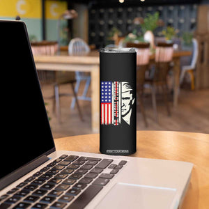 Pro Republican Vote Trump 2024 Skinny Tumbler USA American Flag TB10 Print Your Wear