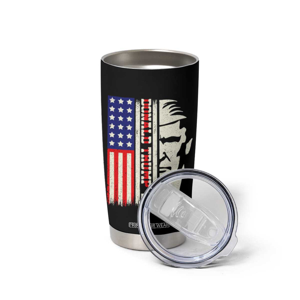 Pro Republican Vote Trump 2024 Tumbler Cup USA American Flag TB10 Print Your Wear