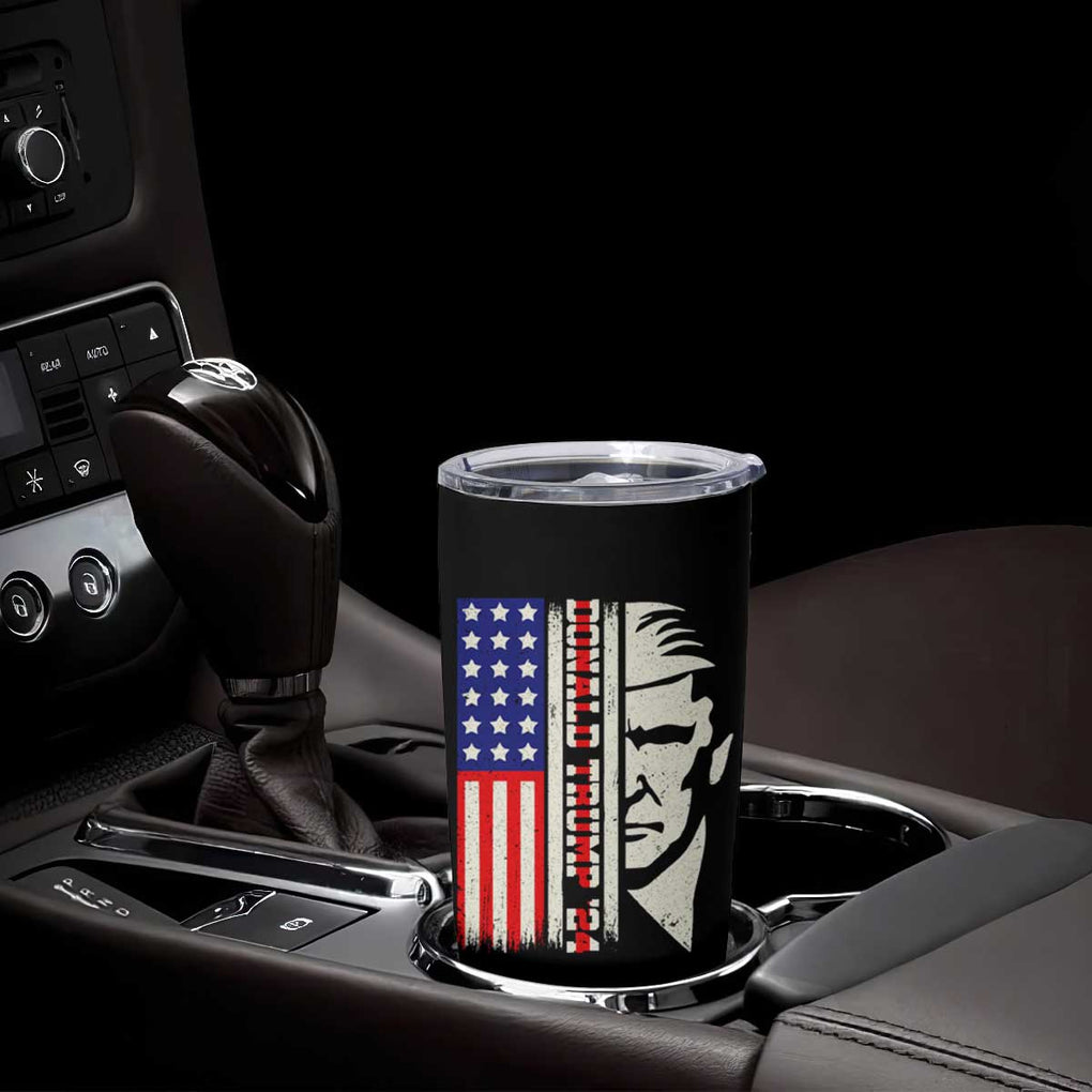 Pro Republican Vote Trump 2024 Tumbler Cup USA American Flag TB10 Print Your Wear