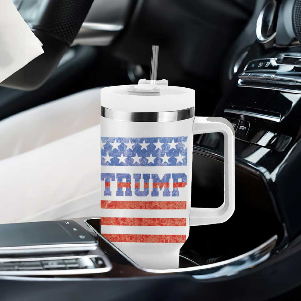 Trump Tumbler With Handle 45 47 2024 American Election Republican Conservative US Flag TB10 Print Your Wear