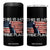 Trump 2024 4 in 1 Can Cooler Tumbler This Is My Pride Flag US TB10 One Size: 16 oz Black Print Your Wear