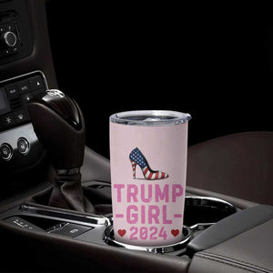 Trump Girl 2024 Tumbler Cup High Heel Stilettos American Flag US Election TB10 Print Your Wear