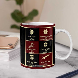 Pastor Appreciation Gifts Coffee Mug Put The Full Armor Of God Christian Believers Pastors TB10 Print Your Wear