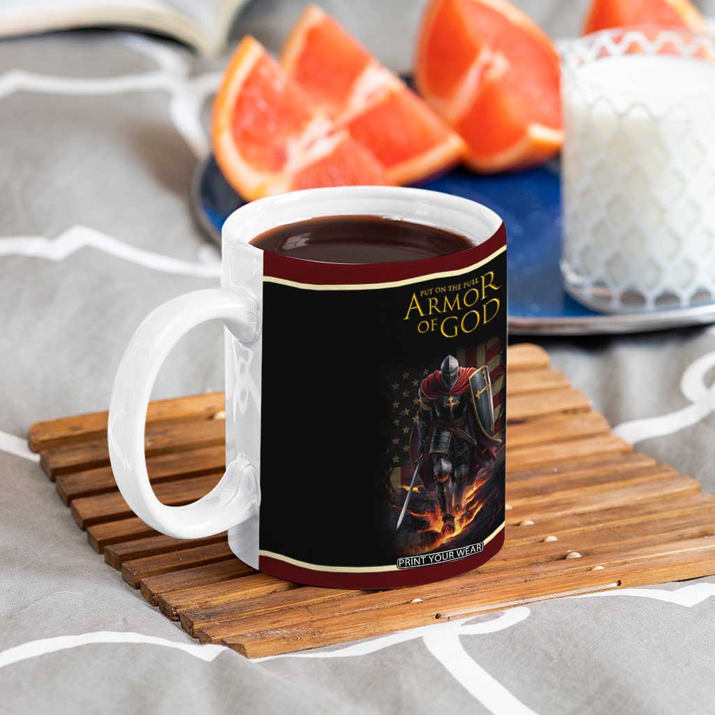 Pastor Appreciation Gifts Coffee Mug Put The Full Armor Of God Christian Believers Pastors TB10 Print Your Wear