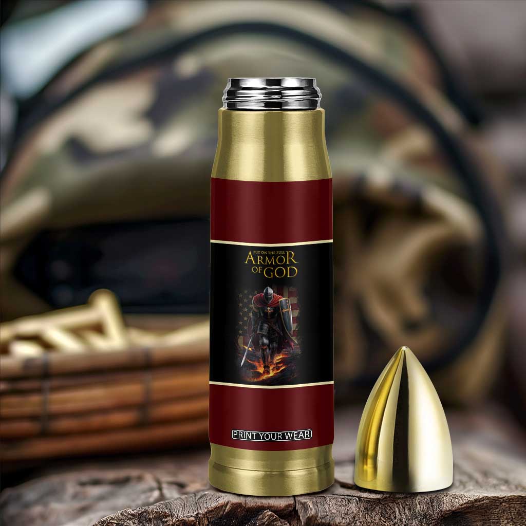 Pastor Appreciation Gifts Bullet Tumbler Put The Full Armor Of God Christian Believers Pastors TB10 Print Your Wear