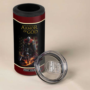 Pastor Appreciation Gifts 4 in 1 Can Cooler Tumbler Put The Full Armor Of God Christian Believers Pastors TB10 Print Your Wear