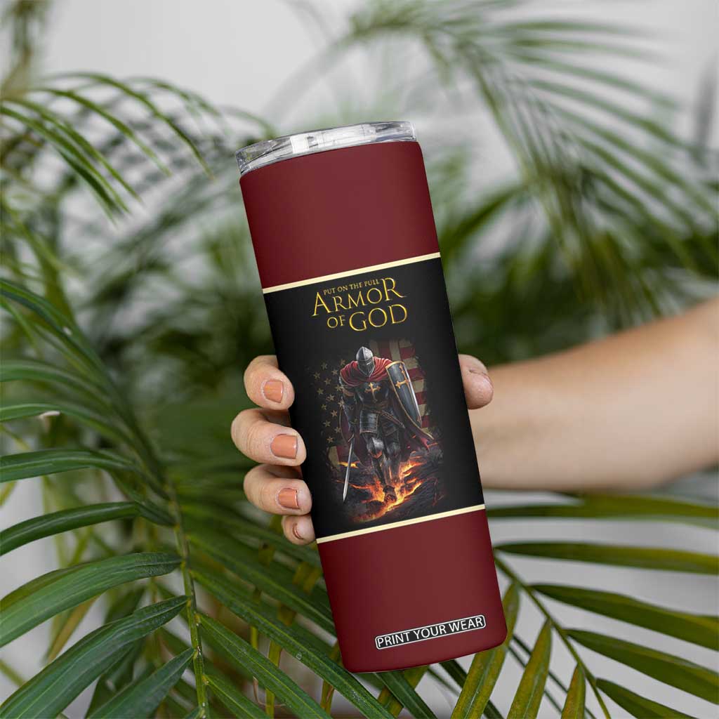 Pastor Appreciation Gifts Skinny Tumbler Put The Full Armor Of God Christian Believers Pastors TB10 Print Your Wear