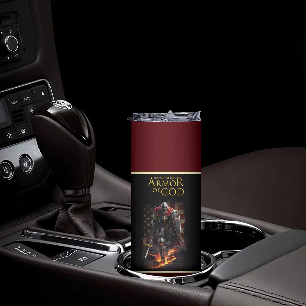 Pastor Appreciation Gifts Skinny Tumbler Put The Full Armor Of God Christian Believers Pastors TB10 Print Your Wear