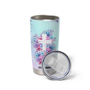 Christian Gifts For Women Tumbler Cup Faith Mothers Day Bible Verse Encouragement Gifts Flower Coffee Cup TB10 Print Your Wear
