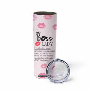 Boss Gifts for Women Skinny Tumbler She Motivates Inspires Empowers Christmas Birthday Gift TB10 Print Your Wear